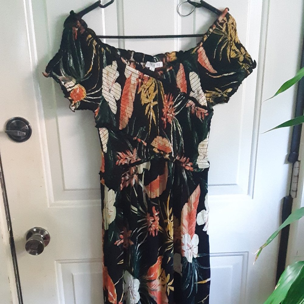 Tropical Florals Dress